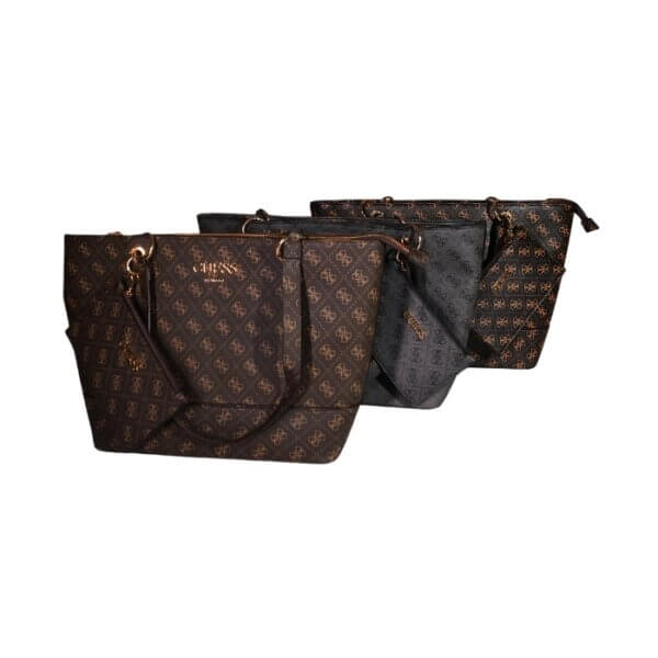 Guess Monogram Reversible Tote Bag with Pouch