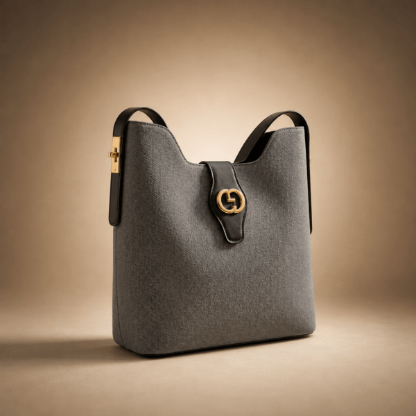 Classic Grey Shoulder Bag