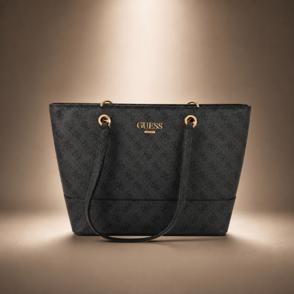 Guess Tote Bag with Pouch-Grey