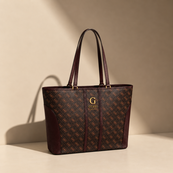 Guess Tote Bag-Coffee